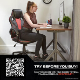 X Rocker Maverick Ergonomic Pc Office Gaming Chair - Black / Red - thumbnail 9