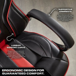 X Rocker Maverick Ergonomic Pc Office Gaming Chair - Black / Red - thumbnail 6