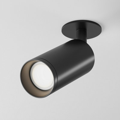 Luminosa Lighting Luminosa Focus Recessed Downlight Black 1Xgu10