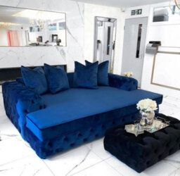 Stratus Interiors Bella Chesterfield Cinema Sofa Luxury Seating With Drink Holders-No Cup Holders- - thumbnail 1