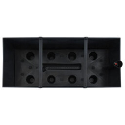 Berkfield Raised Garden Bed Anthracite 60X25X46 Cm Pp Rattan - thumbnail 6