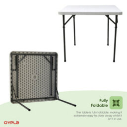 Oypla 2Ft 10In 88Cm Folding Heavy Duty Outdoor Trestle Party Garden Table - thumbnail 6