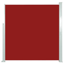 Walplus Retractable Side Awning Garden Sun Shade Canopy Gazebo For Back Door, Porch, Patio 140 X 300 Cm Red - thumbnail 2