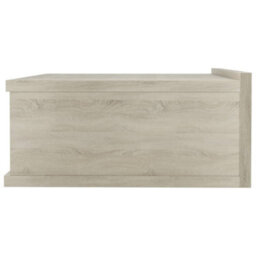 Vidaxl Floating Nightstands 2 Pcs Sonoma Oak 40X30X15 Cm Engineered Wood - thumbnail 5