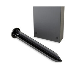 Luminosa Lighting Luminosa Cyrus Led Solar Post With Pir Graphite Ip54 - thumbnail 2