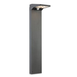 Luminosa Lighting Luminosa Cyrus Led Solar Post With Pir Graphite Ip54