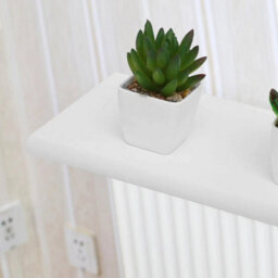 90Cm White Radiator Cover Shelves - thumbnail 6