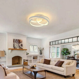 40W Led Ceiling Light Modern Warm White Metal Chandelier Bedroom Living Room - thumbnail 7