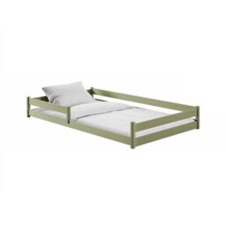 Arte Zofia Olive 120 X 200Cm European Small Double Low Bed - Foam/bonnell Mattress Included - thumbnail 5