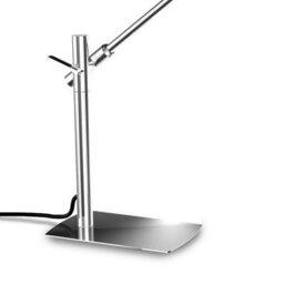 Luminosa Lighting Luminosa Phuket Table Lamp 1 Light 7W Led 3000K, 600Lm, Touch Dimmer, Polished Chrome - thumbnail 6