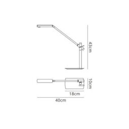 Luminosa Lighting Luminosa Phuket Table Lamp 1 Light 7W Led 3000K, 600Lm, Touch Dimmer, Polished Chrome - thumbnail 7