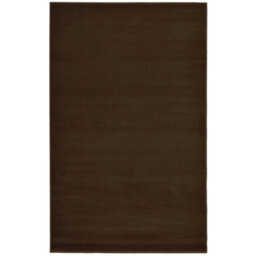 Melrose Colorama Plain Chocolate Brown Large Indoor Area Rug 160/230Cm - thumbnail 4