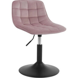 Woltu Dressing Table Chair Height Adjustable Chenille/velvet Vanity Chair Pink-Velvet - thumbnail 1