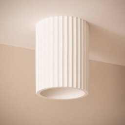 Edit Column Plaster Ceiling Spotlight White