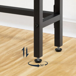 Console Sofa Hallway Table With Charging Station Black 160X15X80Cm - thumbnail 5
