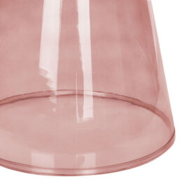 Beliani  Side Table Laguna Glass Red - thumbnail 6