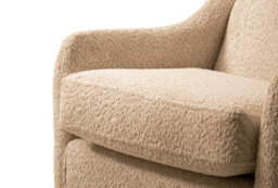 Modern Home Cassie Accent Chair - Mink & Gold - thumbnail 3
