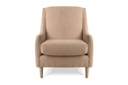 Modern Home Cassie Accent Chair - Mink & Gold - thumbnail 2