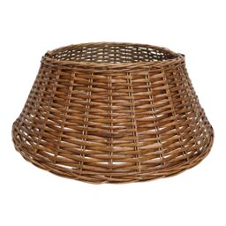 Rattan Christmas Tree Skirt, 60Cm (Dia) - Brown - thumbnail 2