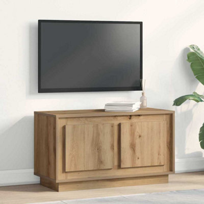 Berkfield Tv Cabinet Artisan Oak 80X35X45 Cm Engineered Wood - image 1
