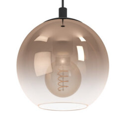 Eglo Ariscani 1 Copper Ombre Effect Glass 3 Light Pendant - thumbnail 4