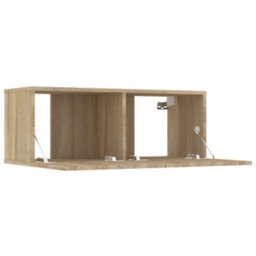 Berkfield 6 Piece Tv Cabinet Set Sonoma Oak Engineered Wood - thumbnail 7