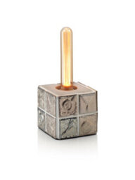 Auraglow Mysa Fossil Sea Shell Effect Stone Table Desk Lamp - Pacifico - With Ag546 - thumbnail 2
