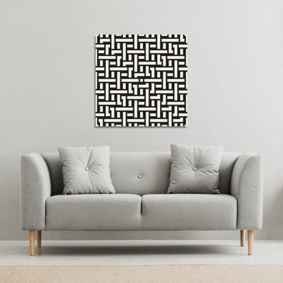 Andrew Lee Woven Pattern (Canvas Print) / 101 X 101 X 4Cm - image 1