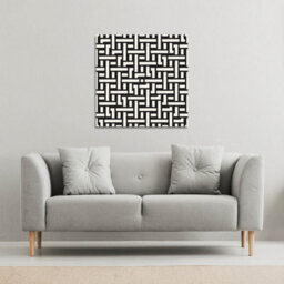 Andrew Lee Woven Pattern (Canvas Print) / 101 X 101 X 4Cm