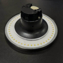 CGC Lighting Cgc Bailey Black Round Led Outdoor Indoor Wall Light Ip65 Back Lit Halo Polycarbonate Coastal - thumbnail 6