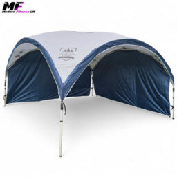 Modern Outdoor Living 12Ft X 12Ft Event Shelter - Fast Pitch Aluminium Gazebo With Side Curtain - thumbnail 1
