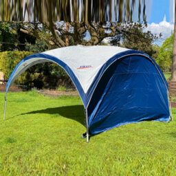Modern Outdoor Living 12Ft X 12Ft Event Shelter - Fast Pitch Aluminium Gazebo With Side Curtain - thumbnail 7