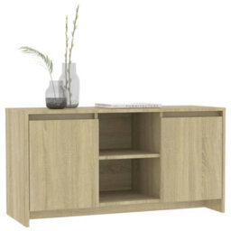 Walplus Tv Cabinet Sonoma Oak 102X37.5X52.5 Cm Engineered Wood - thumbnail 6