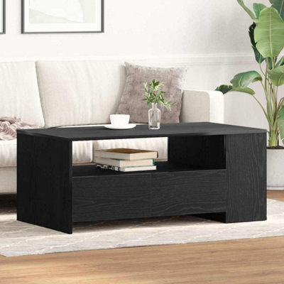 Walplus Coffee Table Black Oak 102 X 55 X 43.5 Cm Engineered Wood - image 1