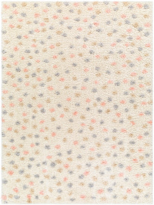 Livabliss Rodos-Modern Beige Grey Yellow Pink Soft Plush Pile Living Bedroom Rug 160 X 213 Cm Easy Care, Non Shedding - image 1