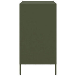 Vidaxl Sideboard Olive Green 68X39X73.5 Cm Cold-Rolled Steel - thumbnail 6