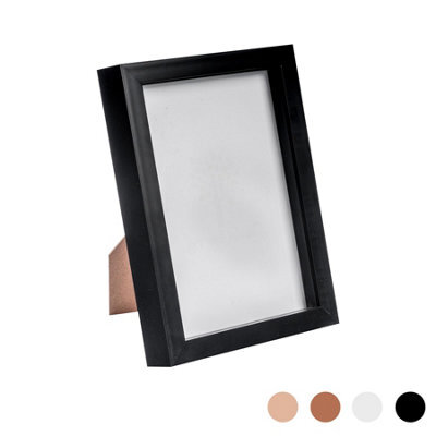 "Nicola Spring A5 (6 X 8"") Photo Frame - Black - 3D Photo Frame Picture Frame Box Portrait Display Case (23.5 X 17Cm)" - image 1