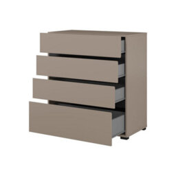 Arte Kross 80Cm Drawer Unit In Rich Congo - Elegant Organisation For Contemporary Spaces - thumbnail 2