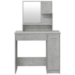 Walplus Dressing Table Set Concrete Grey 86.5X35X136 Cm - thumbnail 6