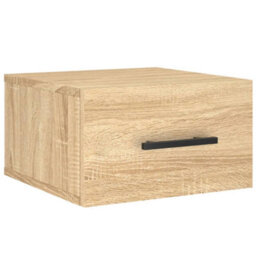 Berkfield Wall-Mounted Bedside Cabinets 2 Pcs Sonoma Oak 35X35X20 Cm - thumbnail 5
