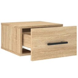 Berkfield Wall-Mounted Bedside Cabinets 2 Pcs Sonoma Oak 35X35X20 Cm - thumbnail 7
