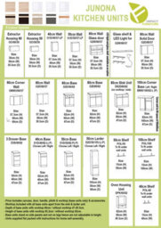 Impact Furniture Kitchen Wall Cabinet 600mm Unit 2 Door Cupboard Sonoma Light Oak Storage Junona - thumbnail 8