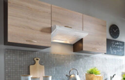 Impact Furniture Kitchen Wall Cabinet 600mm Unit 2 Door Cupboard Sonoma Light Oak Storage Junona - thumbnail 5