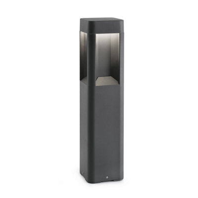 Luminosa Lighting Luminosa Naya Led Outdoor Bollard Light Dark Grey Ip54 - image 1