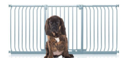 Bettacare Elite Pressure Dog Gate, 197Cm - 206Cm, Matt Grey, Pressure Fit Pet Gate For Dog And Puppy - thumbnail 1
