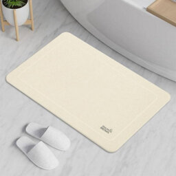 Quick Dry Stone Bath Mat With Diatomaceous Earth 60X39Cm Non Slip Bathroom Floor Mat Anti Mould & Antibacterial Shower Mat - thumbnail 2