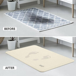 Quick Dry Stone Bath Mat With Diatomaceous Earth 60X39Cm Non Slip Bathroom Floor Mat Anti Mould & Antibacterial Shower Mat - thumbnail 5