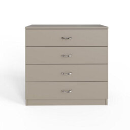 Fwstyle Promo Putty 4 Drawer Chest (H) 72Cm (W) 75Cm (D) 36Cm - thumbnail 5