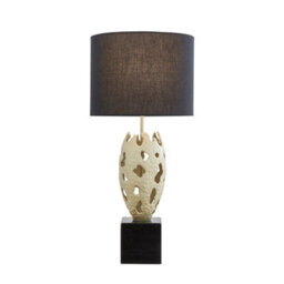Pagazzi Lighting Pagazzi Riona Metallic Gold Table Lamp - thumbnail 1