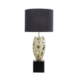 Pagazzi Lighting Pagazzi Riona Metallic Gold Table Lamp - thumbnail 2